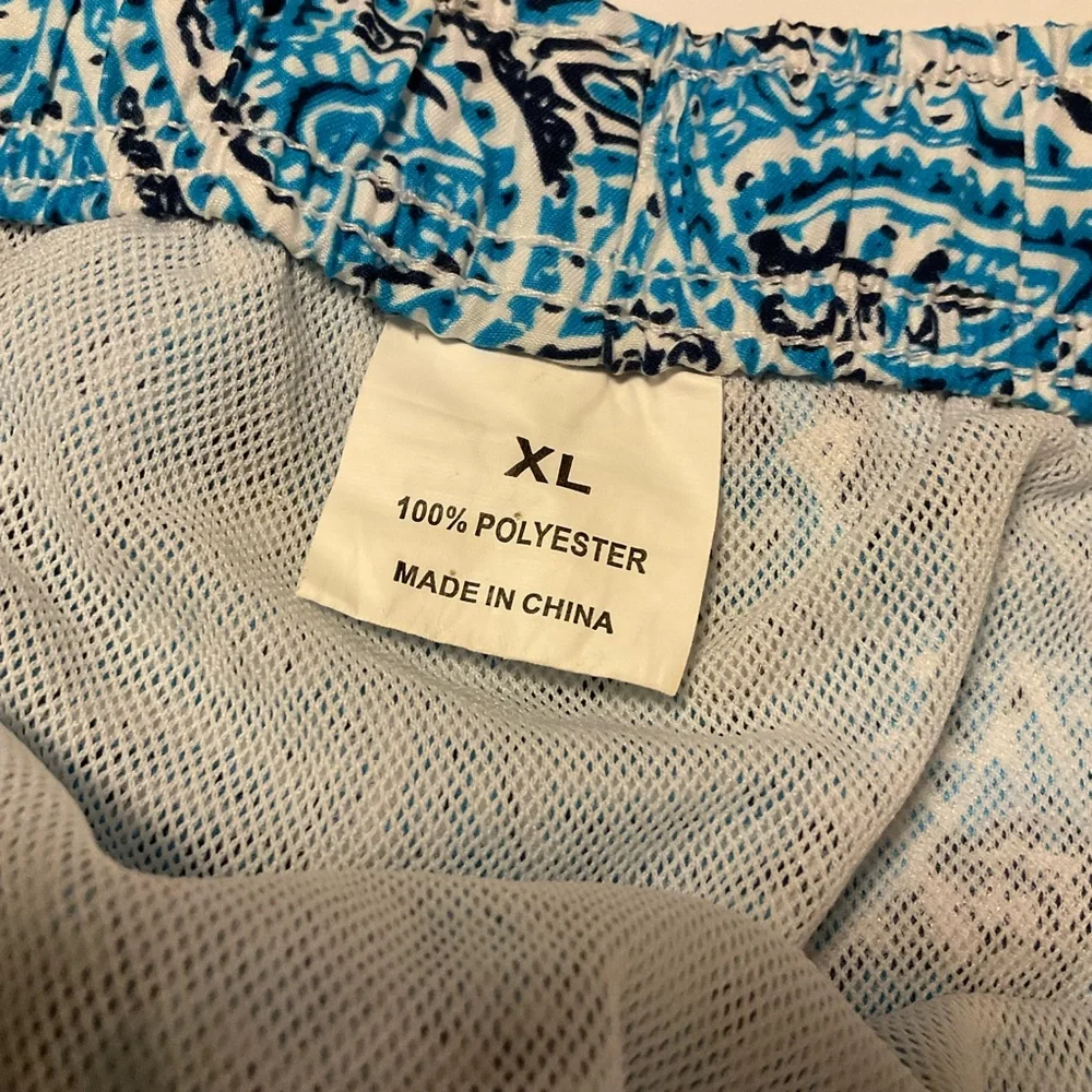 Peter Millar Men's Galapagos Paisley Swim Trunks, Sz XL - Picture 6 of 14